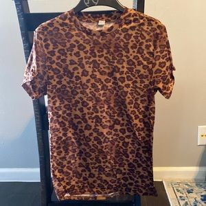 Cheetah print shirt from 5 Below
